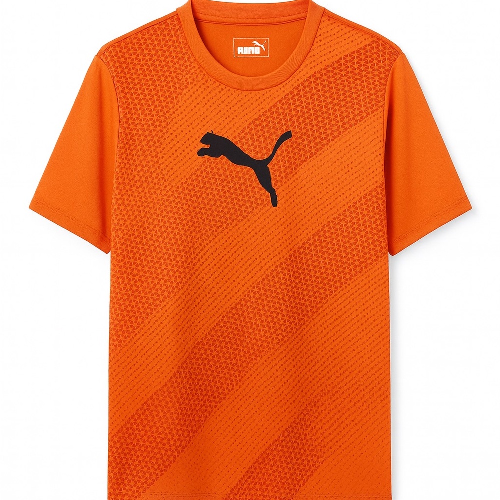 Puma Performance Tee – Vibrant Orange Activewear Shirt (Men’s XL)